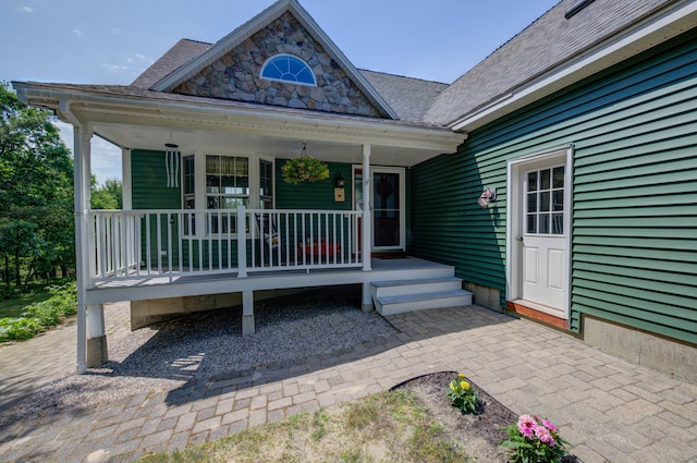 11 Washington Ct, Naples, ME 04055 - doorway to property with a porch