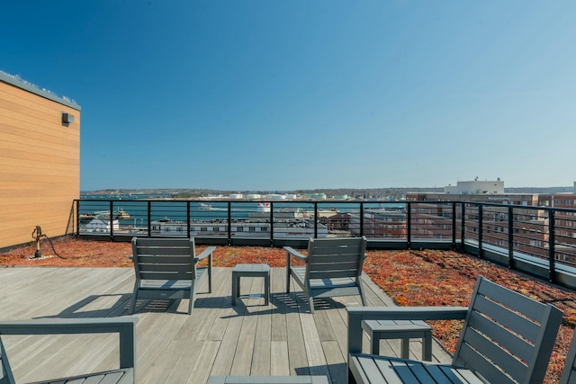 167 Newbury St Unit 206, Portland, ME 04101 - deck featuring a water view