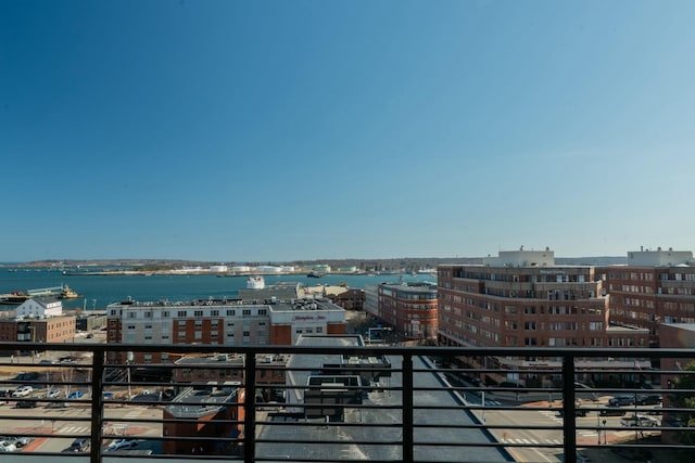 167 Newbury St Unit 206, Portland, ME 04101 - balcony with a view of city and a water view