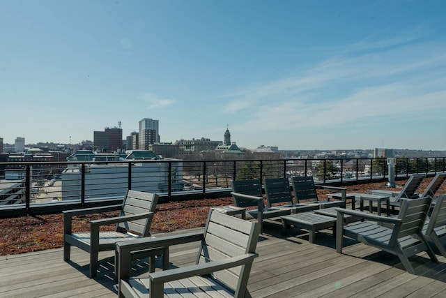 167 Newbury St Unit 206, Portland, ME 04101 - deck featuring a city view