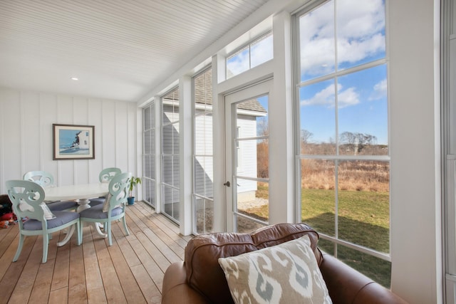 126 Mile Stretch Rd, Biddeford, ME 04005 - sunroom / solarium with outdoor dining area