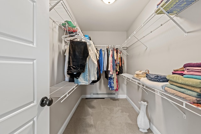 3 Ethan Way, Gray, ME 04039 - spacious closet featuring a baseboard heating unit and carpet floors