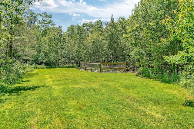 221 Gates Rd, Jefferson, ME 04348 - view of grassy yard featuring a view of trees