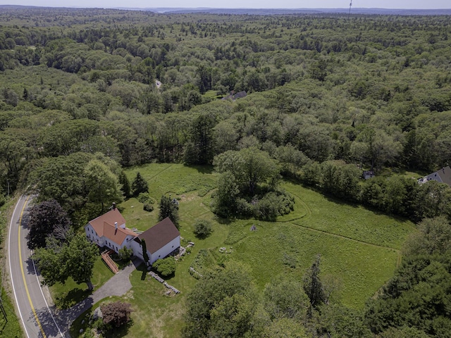 878 State Route 32, Bristol, ME 04564 - aerial overview of property's location with a forest