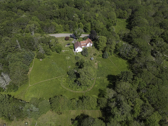 878 State Route 32, Bristol, ME 04564 - aerial view of property's location with a forest
