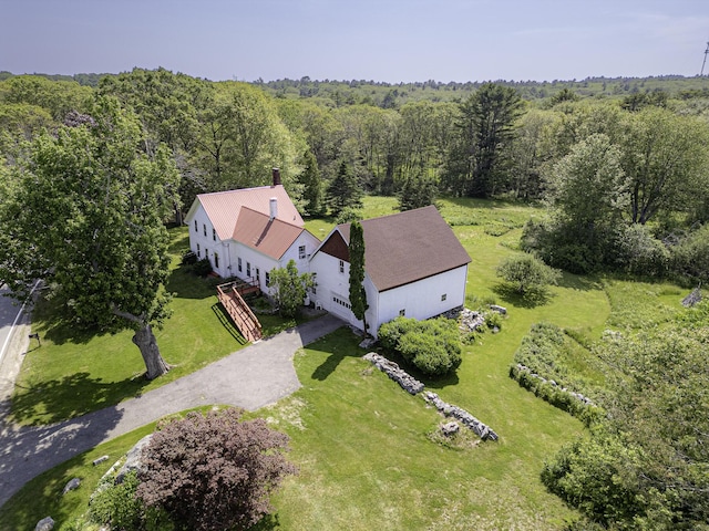 878 State Route 32, Bristol, ME 04564 - view from above of property with a forest