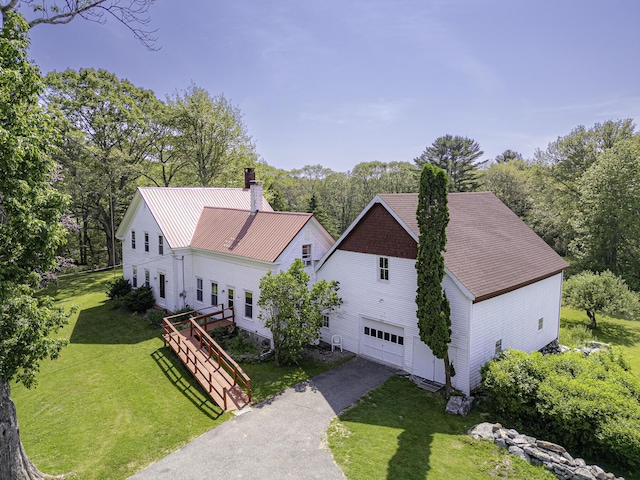 878 State Route 32, Bristol, ME 04564 - aerial view of property and surrounding area