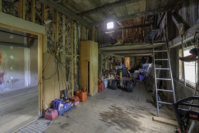 878 State Route 32, Bristol, ME 04564 - below grade area featuring hardwood / wood-style floors
