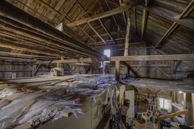 878 State Route 32, Bristol, ME 04564 - detailed view of wood walls