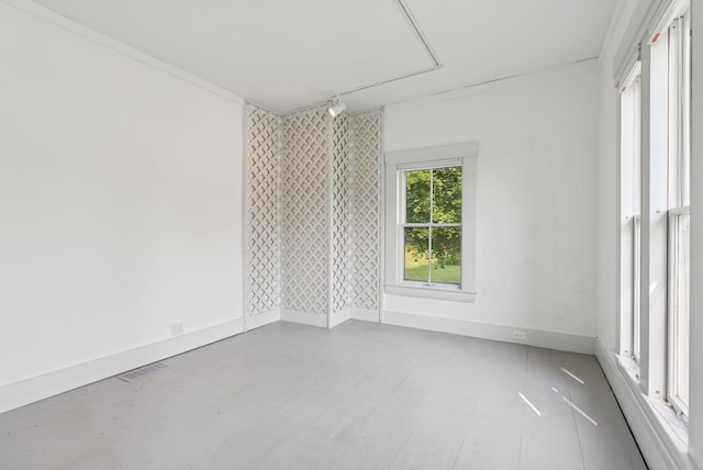 428 Webbs Mills Rd, Raymond, ME 04071 - spare room with track lighting and baseboards