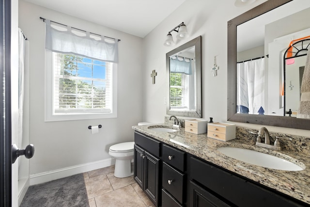 50 Carlisle Ln, Wells, ME 04090 - full bathroom featuring double vanity and tile patterned flooring