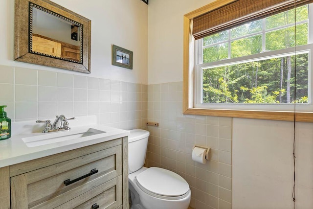 22 Woodpecker Ln, Embden, ME 04958 - half bathroom with tile walls and vanity
