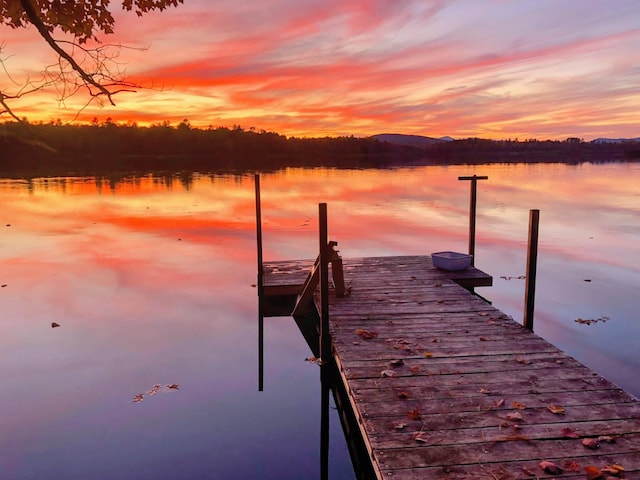 22 Woodpecker Ln, Embden, ME 04958 - dock with a water view