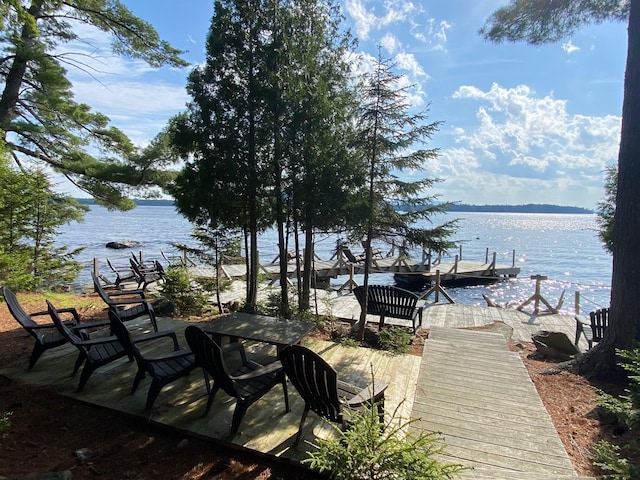 378 Black Point Rd, Beaver Cove, ME 04441 - dock with a water view