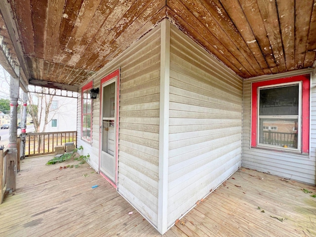 363 Lisbon St, Lisbon, ME 04250 - view of wooden porch