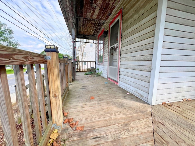 363 Lisbon St, Lisbon, ME 04250 - view of wooden terrace