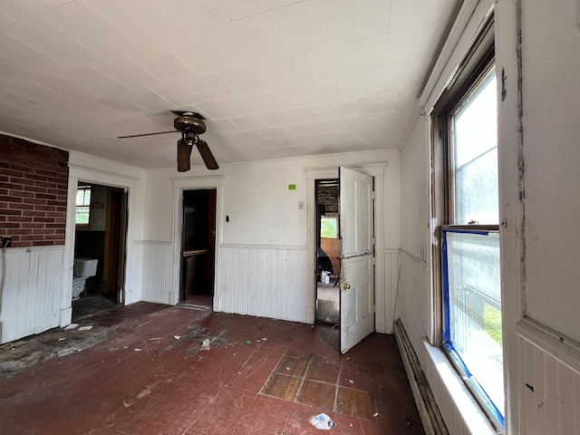 363 Lisbon St, Lisbon, ME 04250 - unfurnished sunroom with baseboard heating