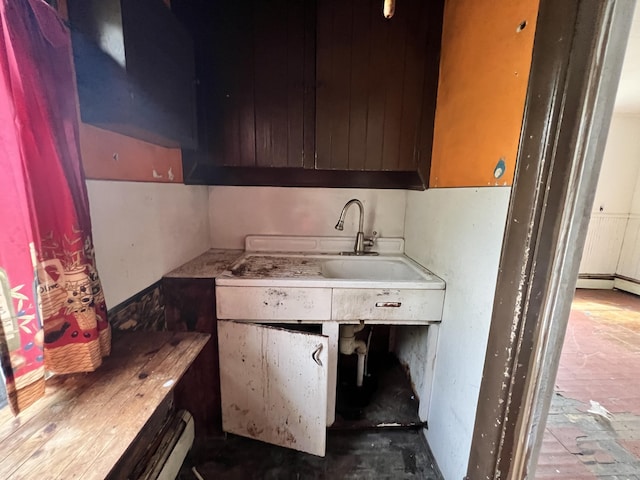 363 Lisbon St, Lisbon, ME 04250 - kitchen featuring light countertops and baseboards