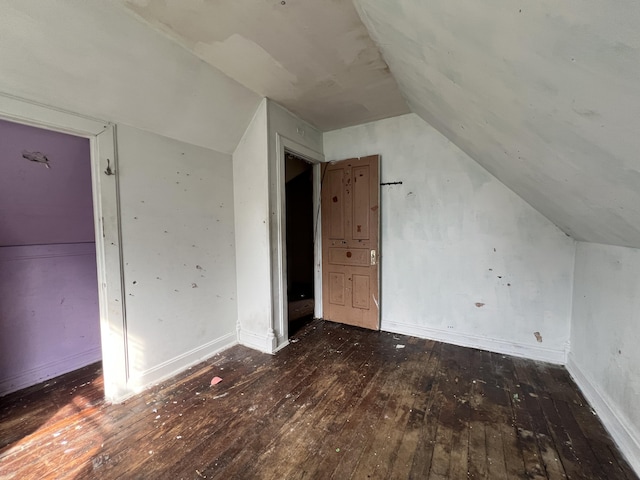 363 Lisbon St, Lisbon, ME 04250 - bonus room with hardwood / wood-style floors and vaulted ceiling