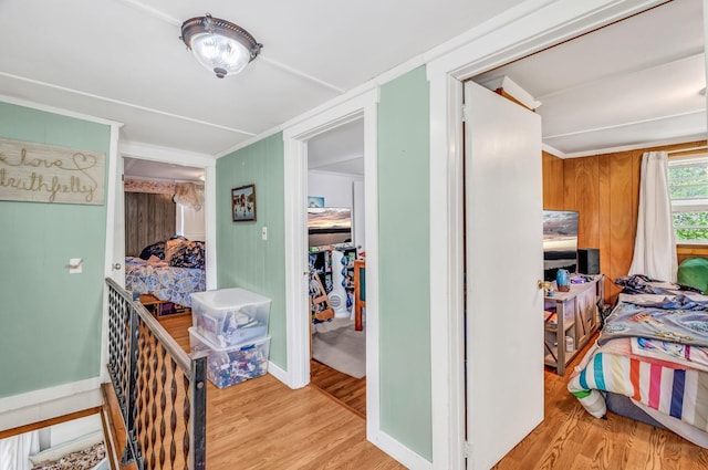 350 Cushing Rd, Cushing, ME 04563 - corridor featuring light wood-style flooring and baseboards