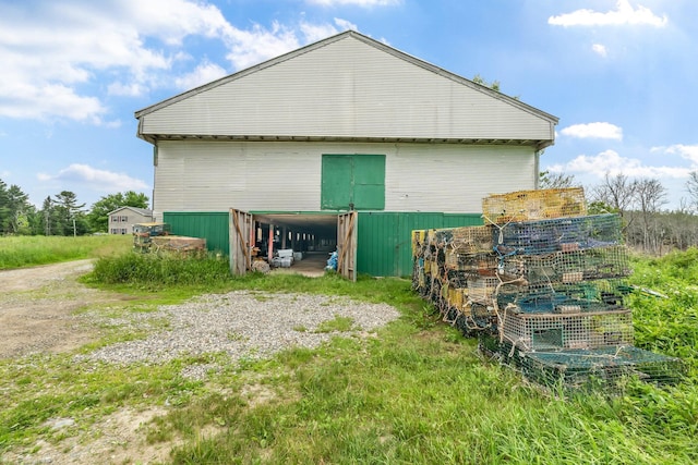 350 Cushing Rd, Cushing, ME 04563 - view of pole building