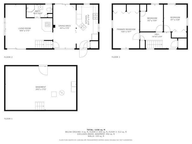 350 Cushing Rd, Cushing, ME 04563 - view of floor plan / room layout