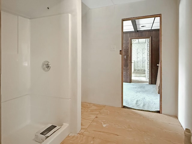 35 Washington St, Rumford, ME 04276 - full bathroom featuring a shower stall