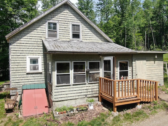 144 Main Rd, Burlington, ME 04417 - rear view of property