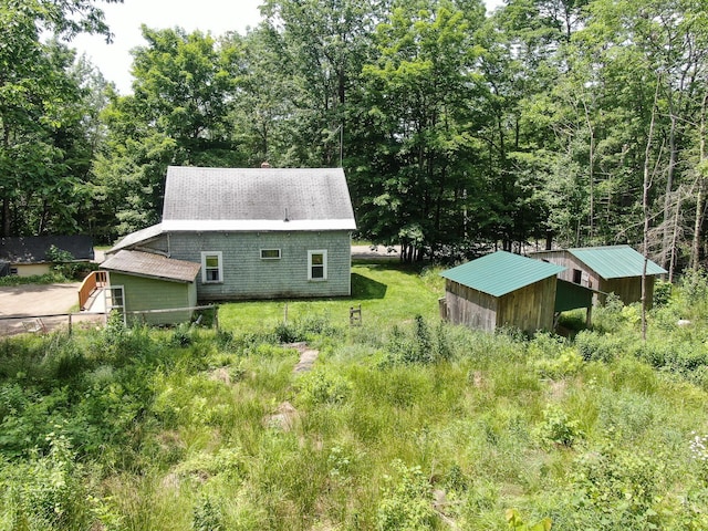 144 Main Rd, Burlington, ME 04417 - view of yard featuring an outbuilding