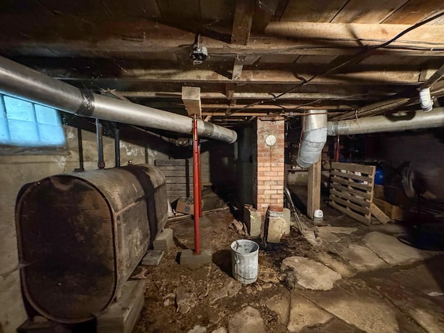 144 Main Rd, Burlington, ME 04417 - utility room with heating fuel