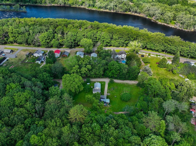 9 Coolidge St, Livermore, ME 04253 - view of property location featuring a large body of water and a heavily wooded area