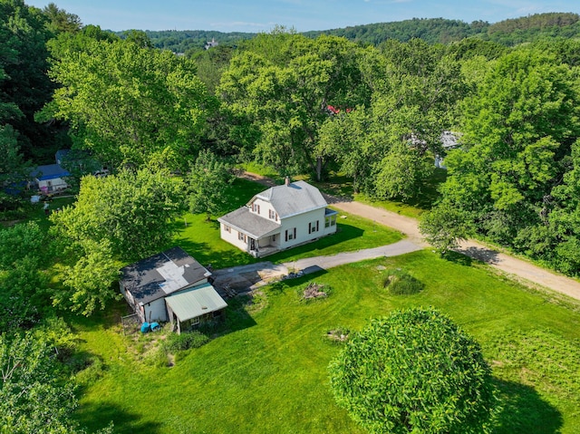 9 Coolidge St, Livermore, ME 04253 - view of subject property with a forest