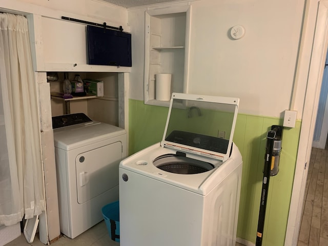 9 Coolidge St, Livermore, ME 04253 - laundry room featuring independent washer and dryer
