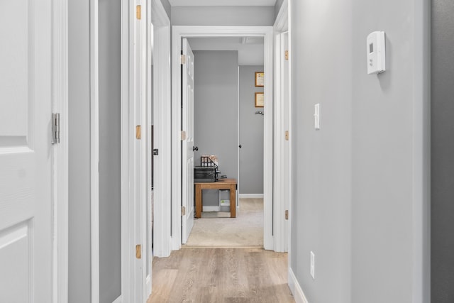 152 Quarry Rd, Limerick, ME 04048 - hallway featuring light wood finished floors and baseboards