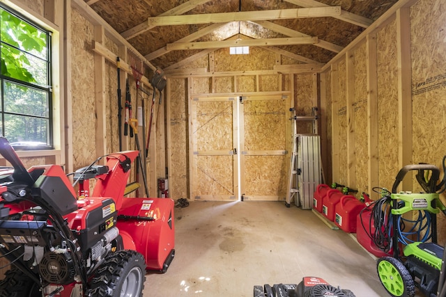 152 Quarry Rd, Limerick, ME 04048 - storage room featuring a garage