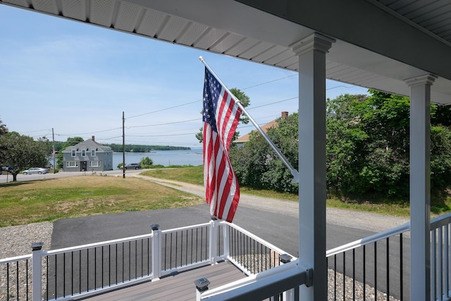 2 Church St, Deer Isle, ME 04627 - exterior view of decorative columns