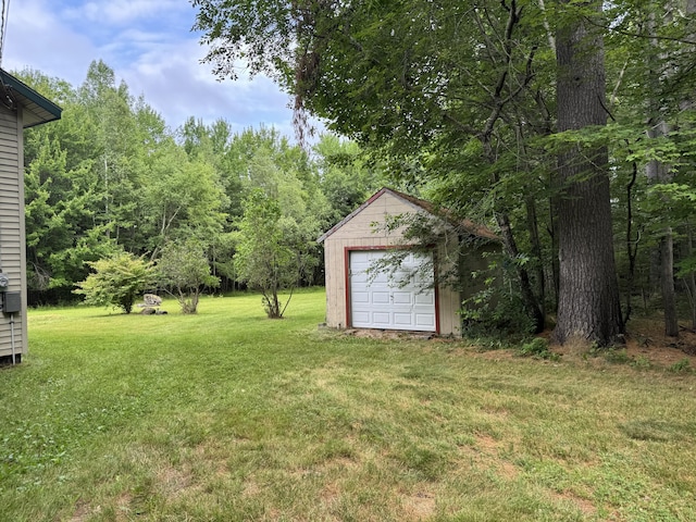 24 N Tiery St, Old Town, ME 04468 - view of green lawn with an outdoor structure