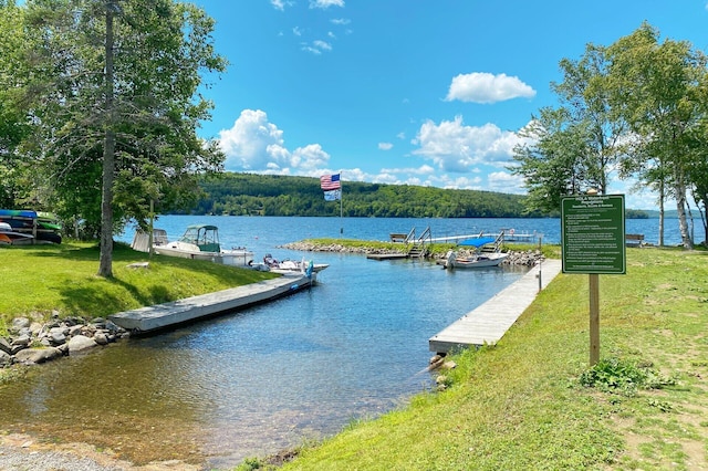 11 Overlook Rd, Rangeley, ME 04970 - water view with a dock