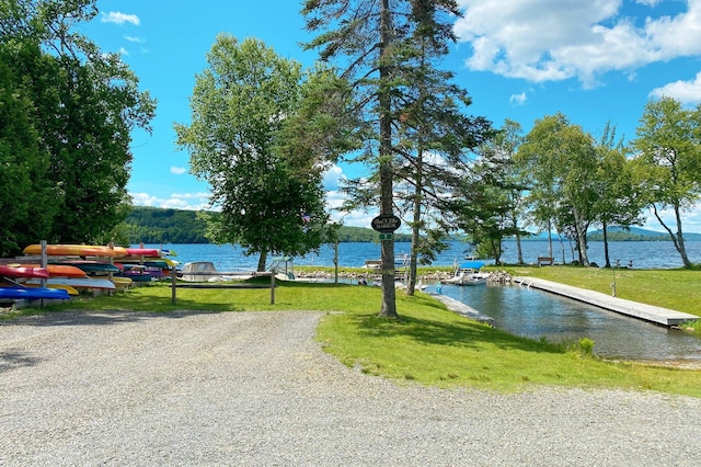 11 Overlook Rd, Rangeley, ME 04970 - view of community with a water view and a yard