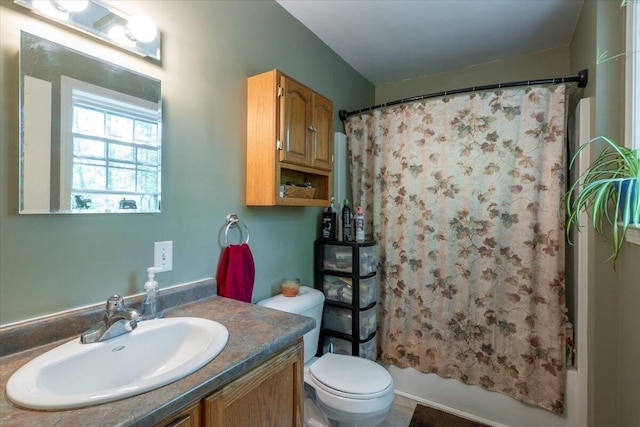 415 Waldoboro Rd, Jefferson, ME 04348 - full bathroom featuring vanity and shower / bathtub combination with curtain