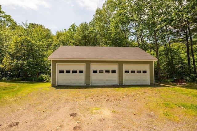 415 Waldoboro Rd, Jefferson, ME 04348 - view of detached garage