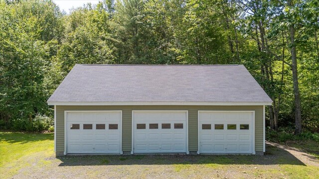 415 Waldoboro Rd, Jefferson, ME 04348 - view of detached garage