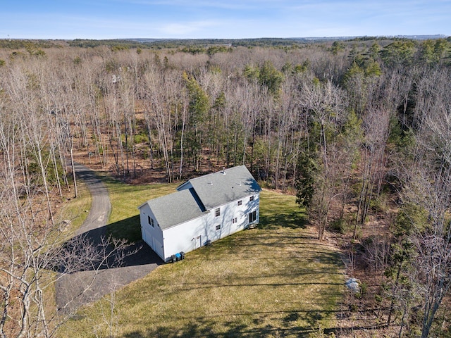 5 Harmony Way, Falmouth, ME 04105 - view from above of property featuring a forest