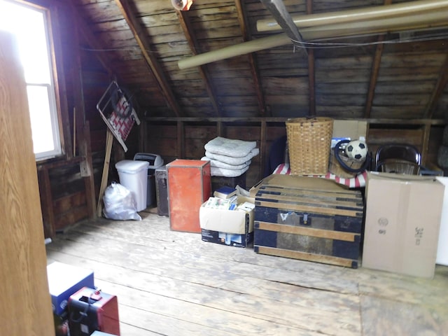 170 Main St, Sangerville, ME 04479 - view of unfinished attic