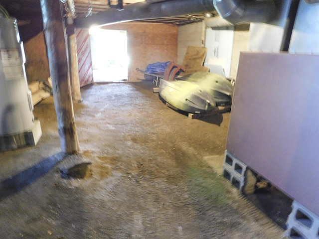 170 Main St, Sangerville, ME 04479 - below grade area featuring water heater