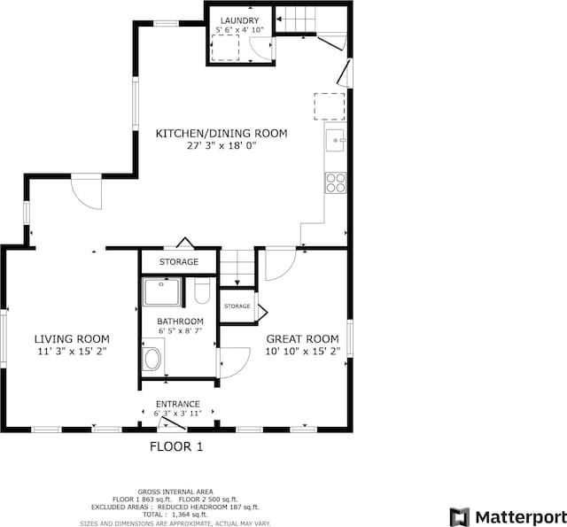 25 Church St, Lubec, ME 04652 - view of floor plan / room layout