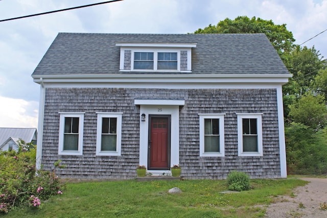 25 Church St, Lubec, ME 04652 - view of front of house with a front yard