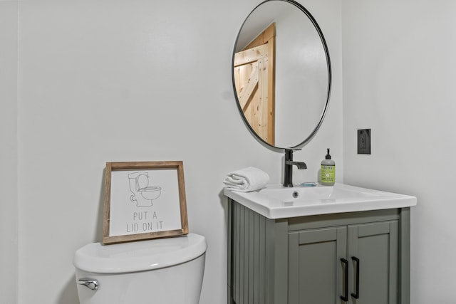 7 Papoose Island Rd, Raymond, ME 04071 - bathroom featuring vanity and toilet