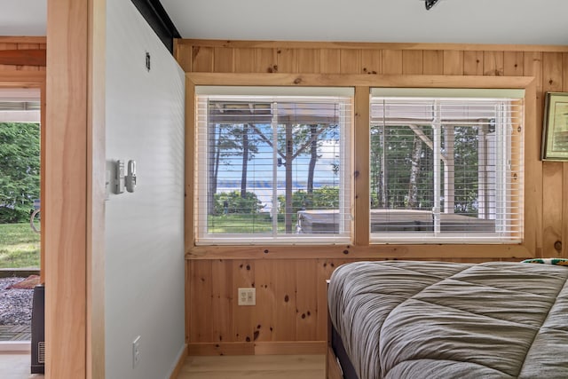 7 Papoose Island Rd, Raymond, ME 04071 - bedroom featuring wooden walls