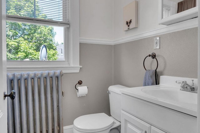 280 Main St, Westbrook, ME 04092 - bathroom featuring radiator and vanity
